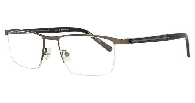 club level designs Eyeglasses CLD9405 Dark Gunmetal/C-2