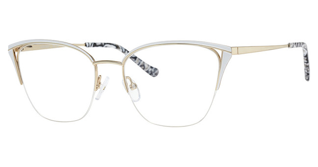 Adensco Eyeglasses AD 265 GOLD WHTE/024S