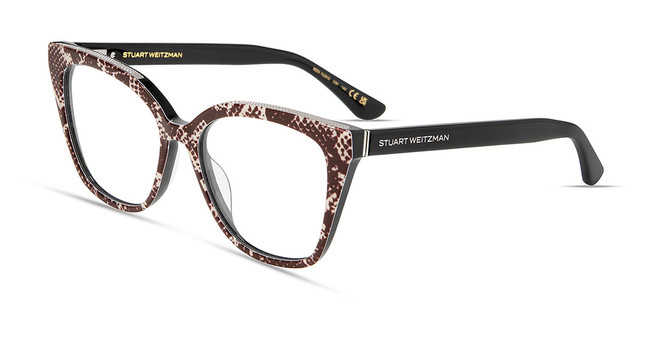STUART WEITZMAN Eyeglasses WZN 1028/G PTTRBKWHT/003K