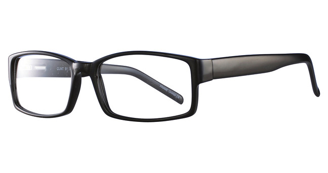 Casino Budget Eyeglasses Clint Black/Crystal/3