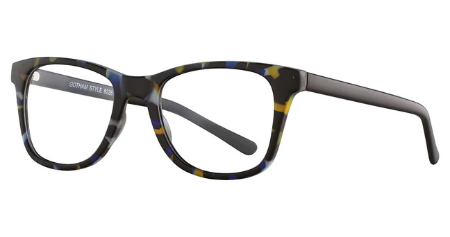Gotham Eyeglasses 226 Matte Blue Tortioise/Black