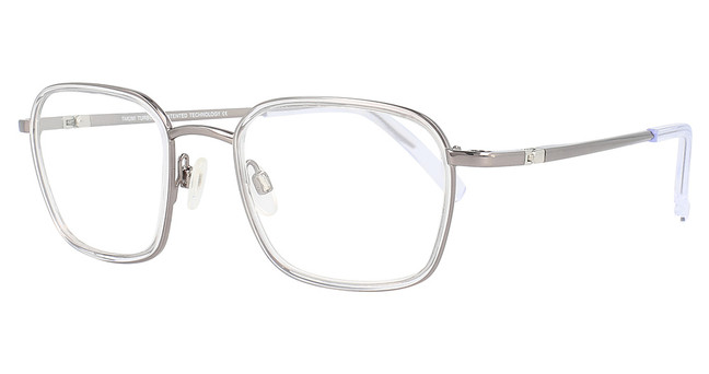 Takumi Eyeglasses TK1125 Crystal & Shiny Steel/70