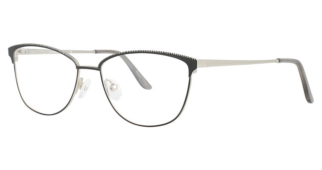 Cote d Azur Eyeglasses CDA 283 Black/Silver/1