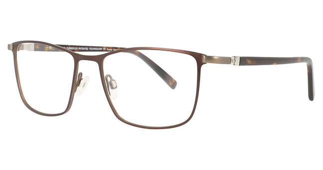 Takumi Eyeglasses TK1131 Matt Dark Brown & Dark Gold/Demi Amber/10