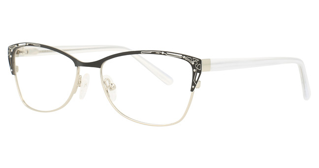Otego Optical Eyeglasses TI-202 Matte Black/Silver/C-3