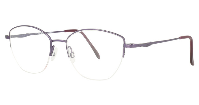 Cool Clip Eyeglasses CC846 Satin Purple/80