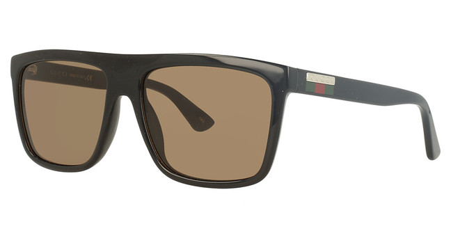 Gucci Eyeglasses GG0748S BLACK-BLACK-BROWN/002