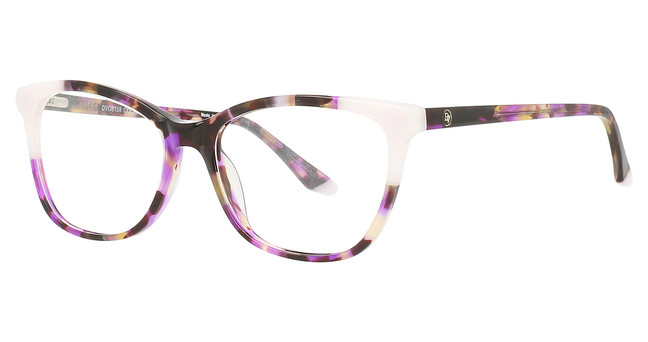 Divaldi Eyeglasses DVO8158 Demi Purple & Cream Lilac/80