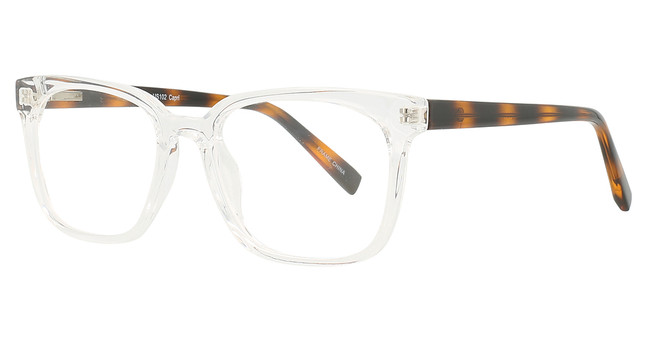 4U Eyeglasses US102 Crystal/Tortoise