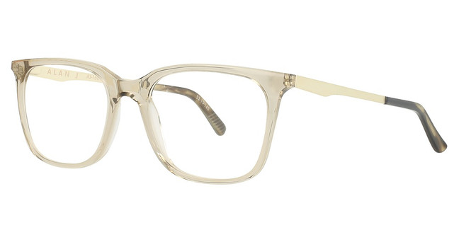Alan J Eyeglasses AJ-160 Taupe / Light Gold/1