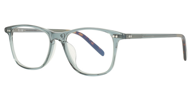 TOMS Eyeglasses ELISE RX- ELISE OCEAN GREY CRYSTAL/DARK T