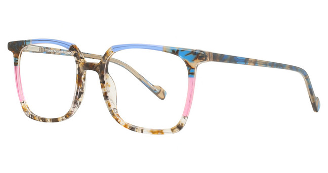 Takumi Eyeglasses TK1257 Grey Brown Marbled & Blue Transp & Pink Transp/15