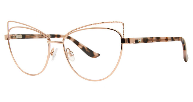 H Halston Eyeglasses H Halston 2012 Rose Gold/12