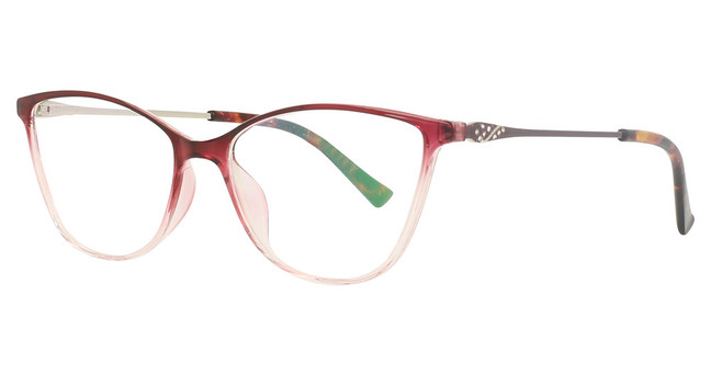 Cafe Lunettes Eyeglasses CAFE3357 Cranberry Fade/C-2