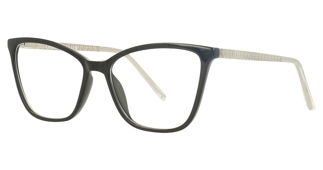 Enhance Eyeglasses 4361 Black/Crystal
