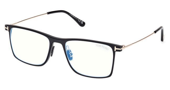 Tom Ford Eyeglasses FT5865-B matte black/002