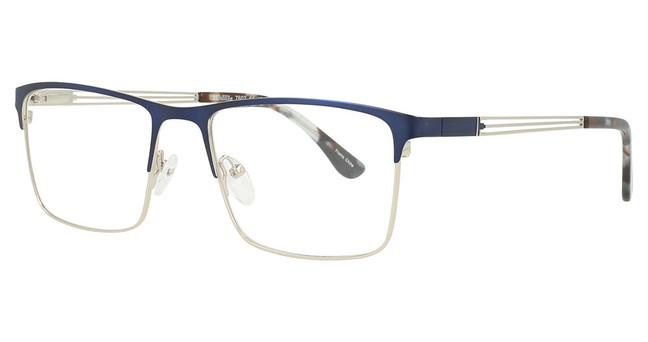 Scott & Zelda Eyeglasses 7602 Blue/Silver