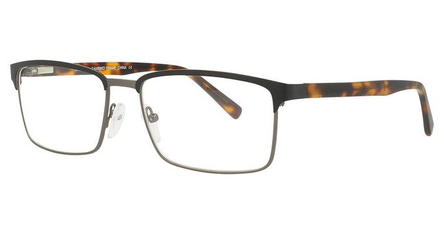 WIDE GUYZ Eyeglasses GAMBINO BLACK/PEWTER