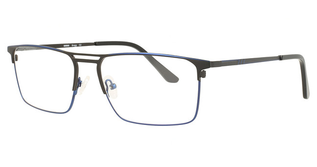 Gridiron Eyeglasses BRAGG BLK/BLUE/C2