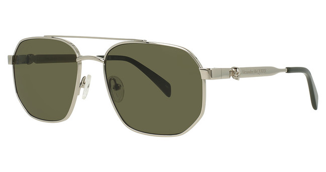 Alexander McQueen Eyeglasses AM0458S SILVER/003