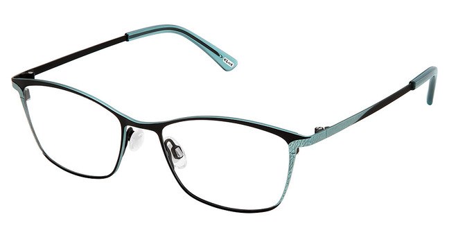 Kliik:denmark Eyeglasses K-797 BLACK AQUA/M200