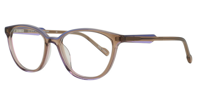 Scott Harris Eyeglasses Scott Harris 970 Taupe / Lilac/1