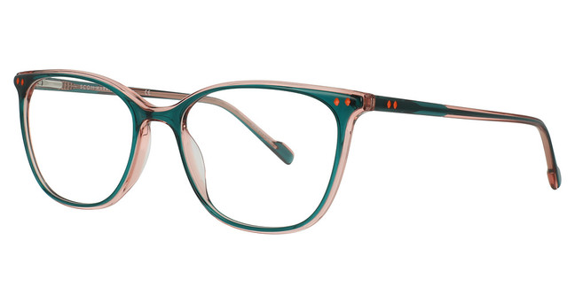 Scott Harris Eyeglasses Scott Harris 972 Peacock / Peach/1