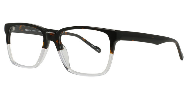 Scott Harris Eyeglasses Scott Harris 976 Dark Tortoise / Crystal/1