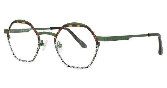 Encore Vision Eyeglasses RN625 Tortoise/Green