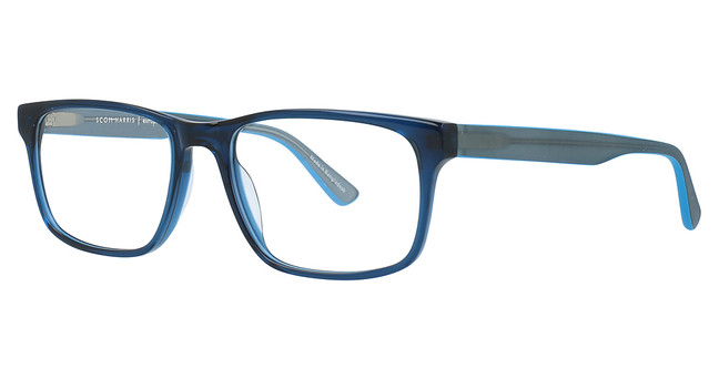 Scott Harris Eyeglasses Scott Harris 614 Blue/Turquoise/2