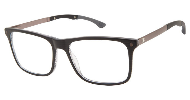 Champion Eyeglasses TRIL BLACK/GREY HORN/C01
