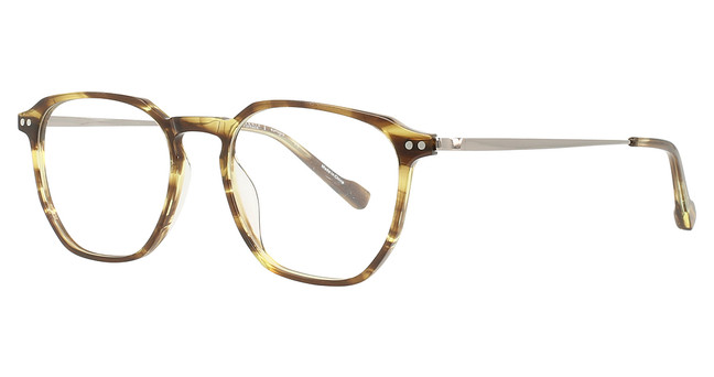 Scott Harris Vintage Eyeglasses Scott Harris VIN-55 Hazel Demi/Graphite/2