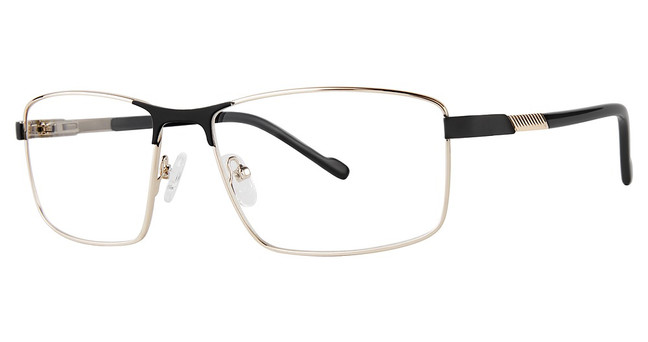 B.M.E.C. Eyeglasses BIG RUCKUS black/gold