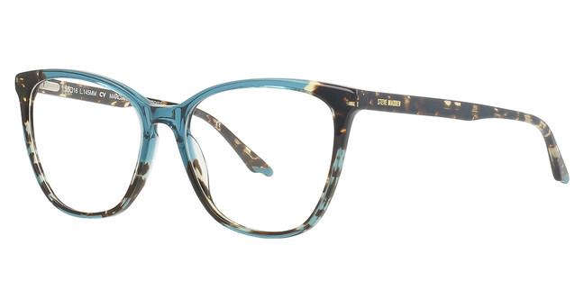 Steve Madden Eyeglasses Marciana TEAL TORTOISE