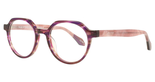 David Spencer Eyewear Eyeglasses Laverne Way Fuchsia Stripe/Pink Marble/044