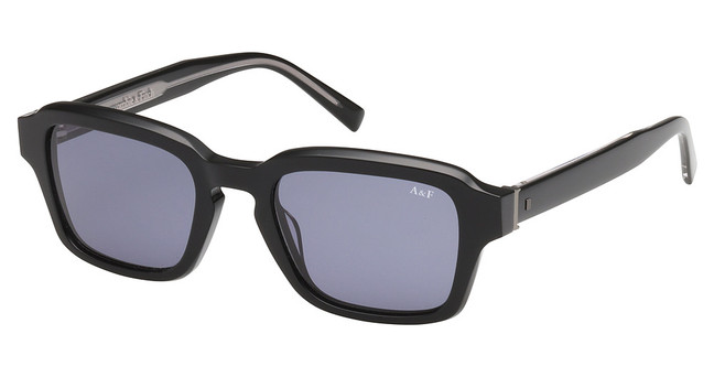 Abercrombie & Fitch Eyeglasses AF00036 shiny black / smoke/01A