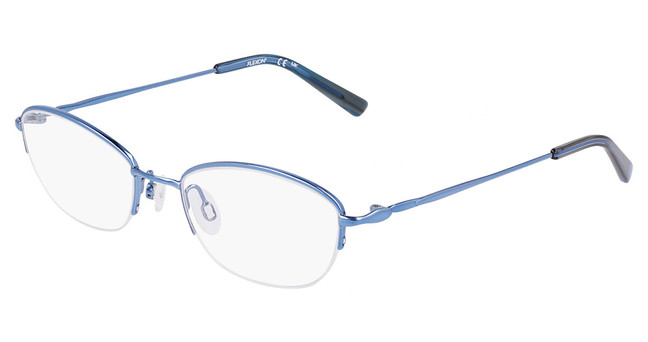 Flexon Eyeglasses FLEXON W3041 N SHINY SLATE BLUE/455