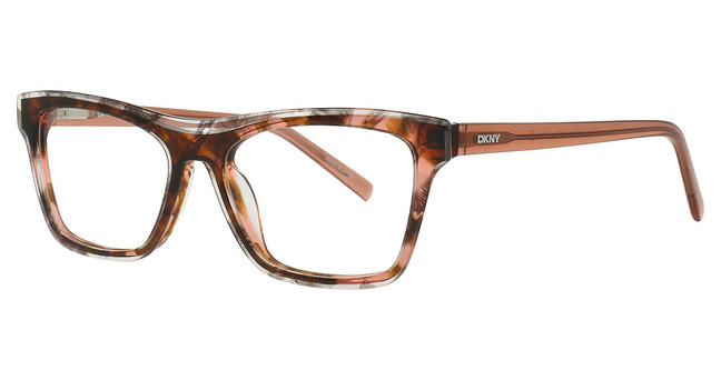 DKNY Eyeglasses DK5076 N SMOKE/ROSE HORN/667