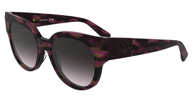 Longchamp Eyeglasses LO779S N TEXTURED BROWN/PURPLE/ROSE/234