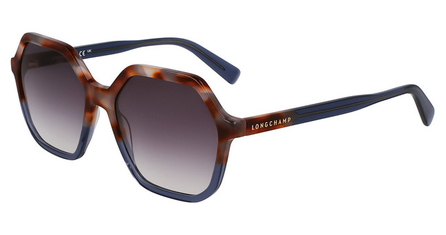 Longchamp Eyeglasses LO760S N BROWN GREY HAVANA/AZURE/261