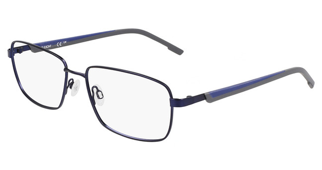 Flexon Eyeglasses FLEXON H6077 N SATIN NAVY/ NAVY/418