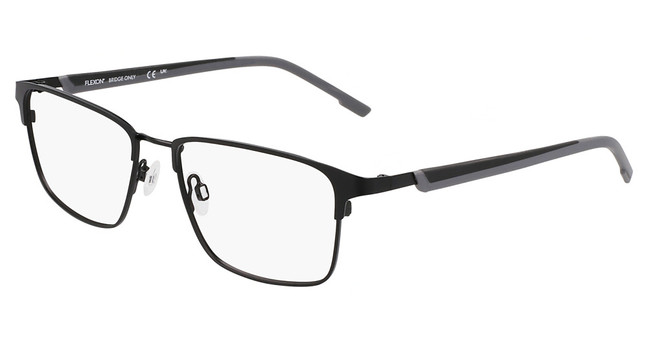Flexon Eyeglasses FLEXON E1154 N SATIN BLACK/ GREY/003