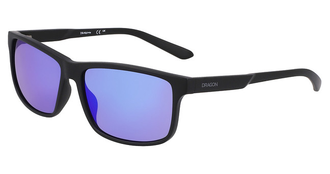Dragon Eyeglasses DR COUNT UPCYCLED LL ION N MATTE BLACK/LL BLUE ION/003