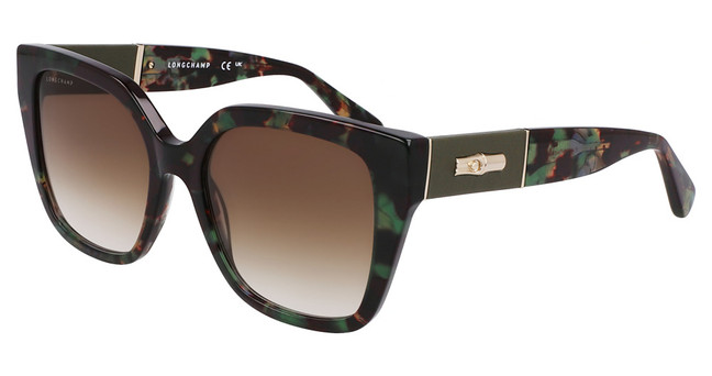 Longchamp Eyeglasses LO754SL N GREEN HAVANA/309