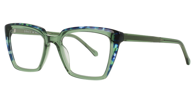 Grace Eyeglasses G8197 GREEN/BLUE DEMI/C2