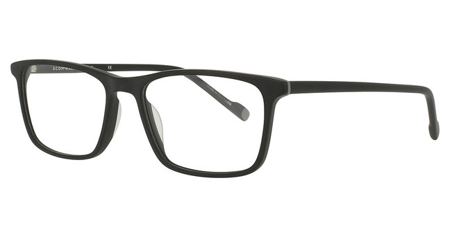 Scott Harris Eyeglasses Scott Harris 990 Matte Black / Gray/3