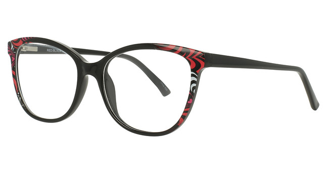Continental Optical Imports Eyeglasses See N' Be Seen 109 Red/Black
