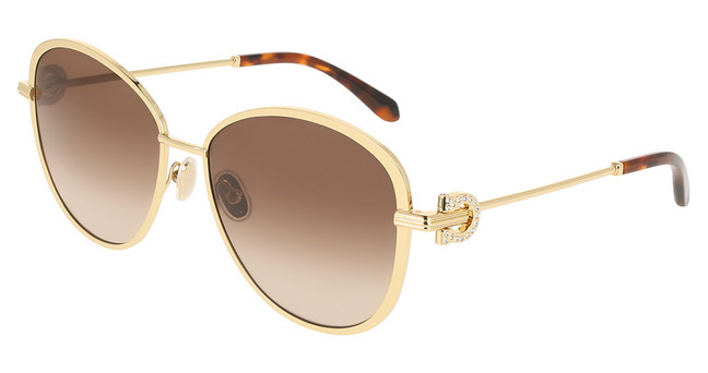 Ferragamo Eyeglasses SF333SR GOLD/BROWN GRADIENT/745