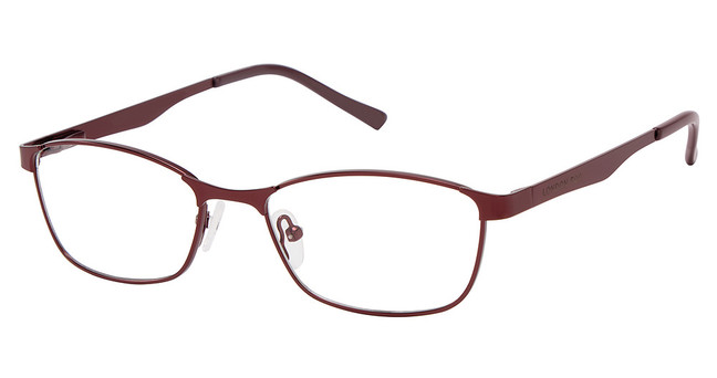 London Fog Eyeglasses London Fog 628 Matte Burgundy