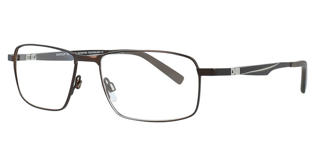 Easyclip Eyeglasses EC477 Satin Dark Brown/10